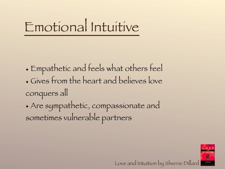Love And Intuition - 