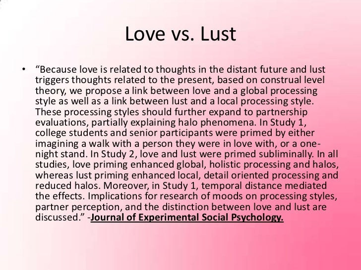 Essay on what is love