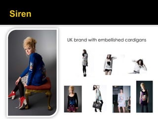 UK brand with embellished cardigans
 