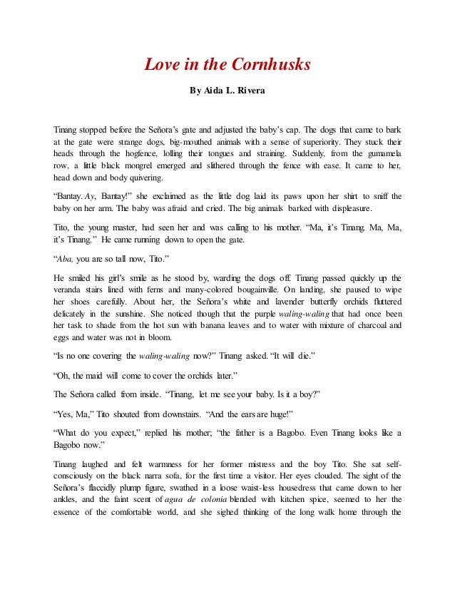 Love in the Cornhusks (Full Story)