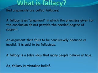 Love is a fallacy 2008 12 batch | PPT