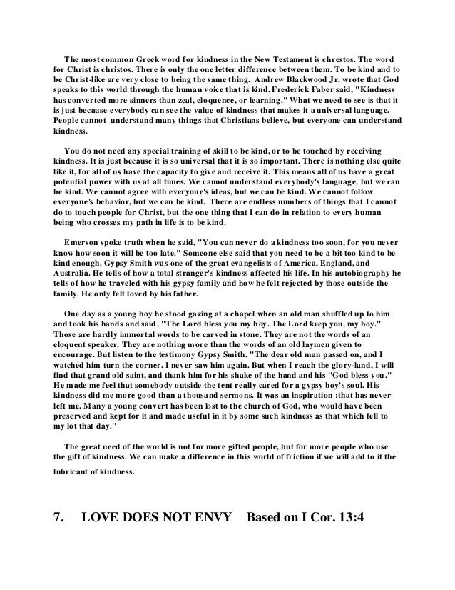 essay about greatest love