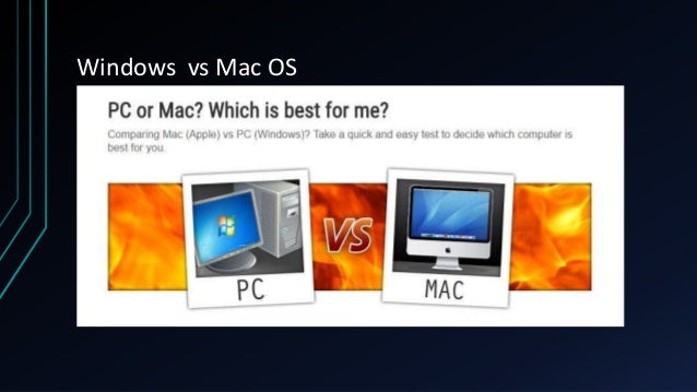 Mac OS vs Windows OS