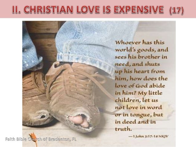 Love Manifested 1 John 316 18