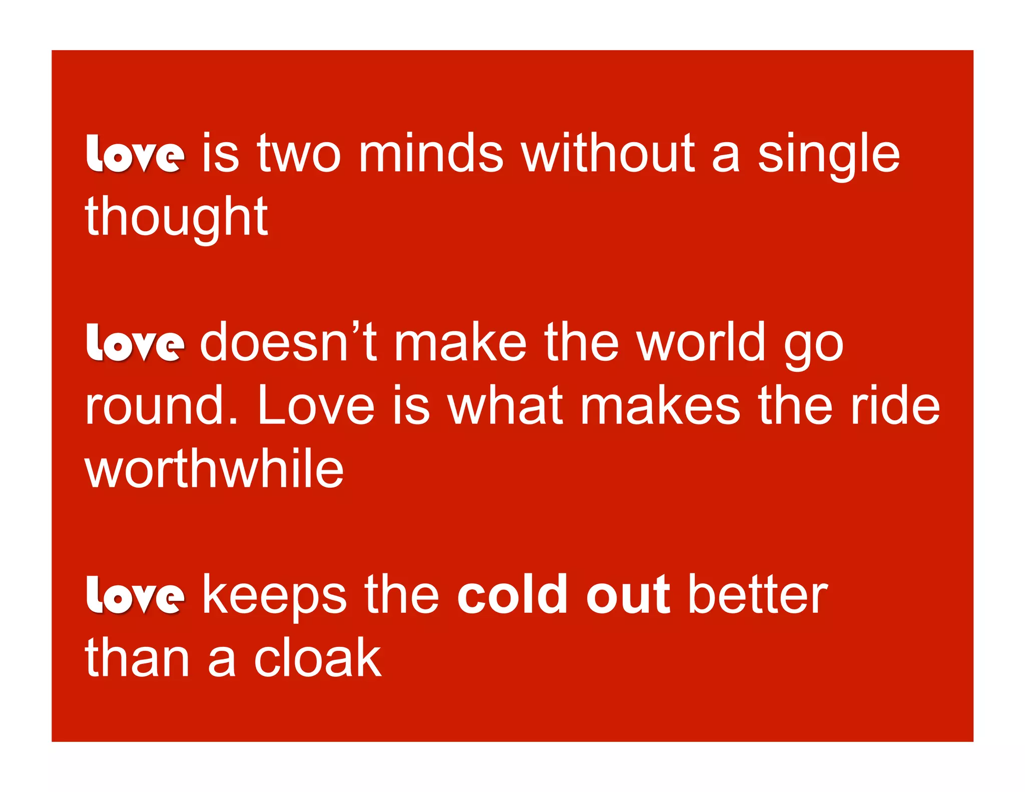 Lovemarks Presentation V2