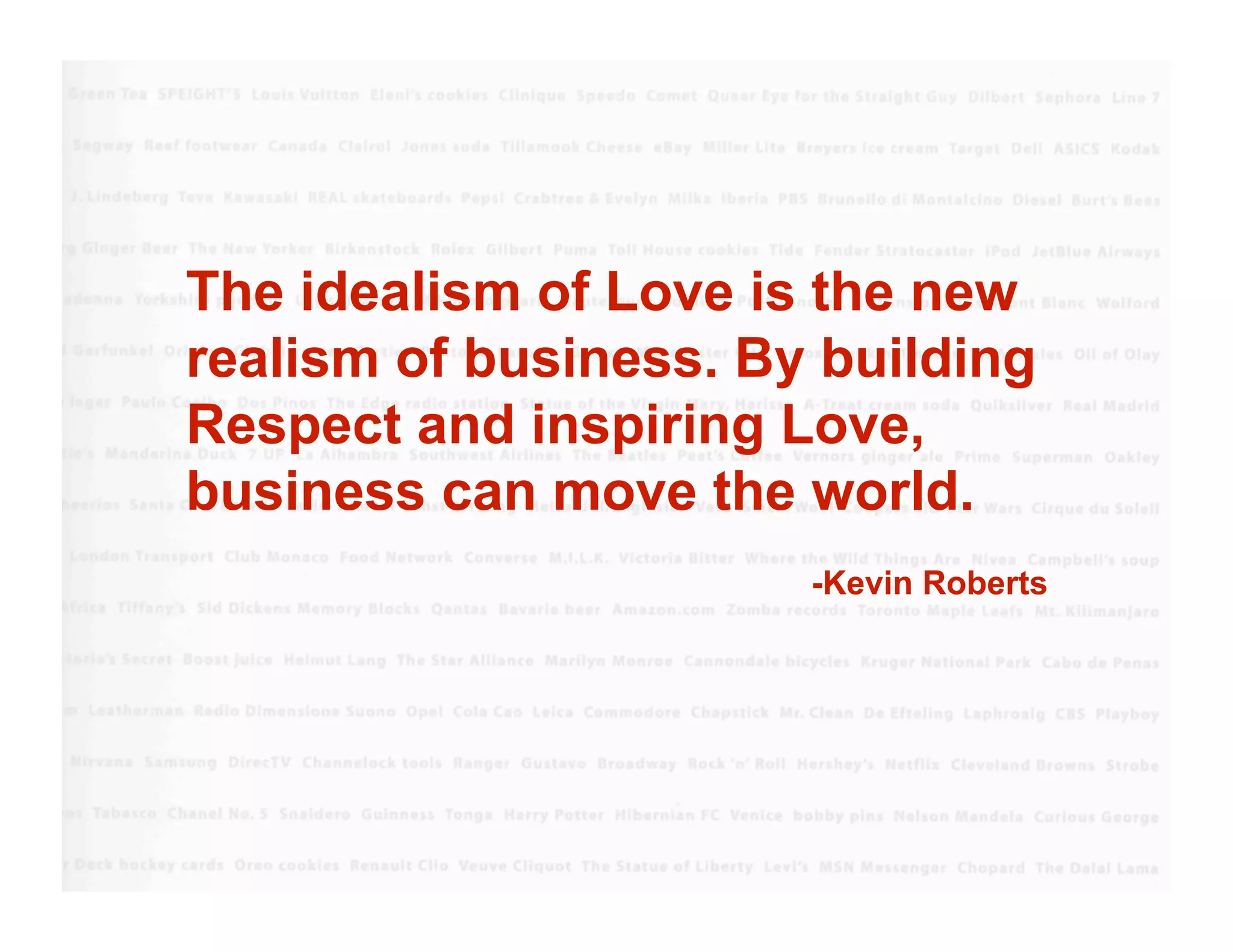 Lovemarks Presentation V2