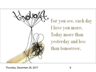 Thursday, December 28, 2017 8