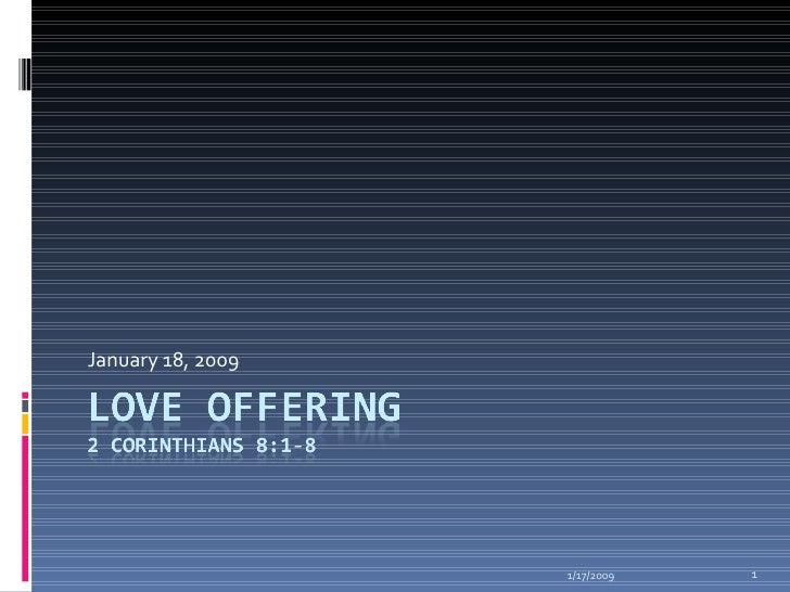 Love offering