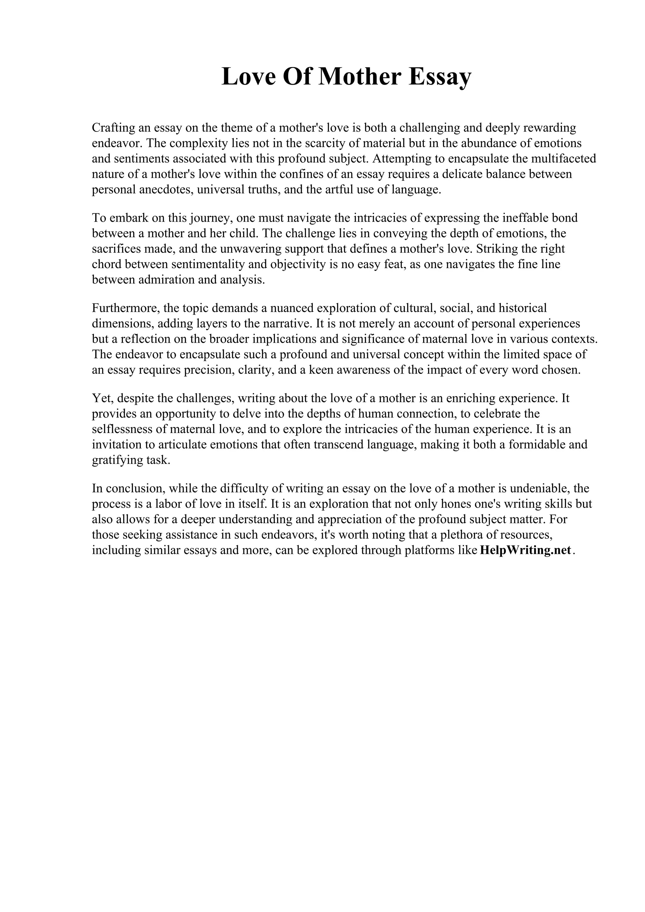 Love Of Mother Essay.pdf