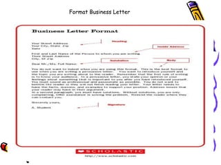 Format Business Letter  