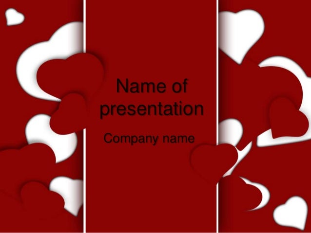 love power point template