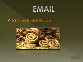 deportes@udca.edu.co
 