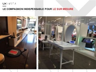 LE COMPAGNON INDISPENSABLE POUR LE SUR MESURE
Autre photo avec échantillons
 