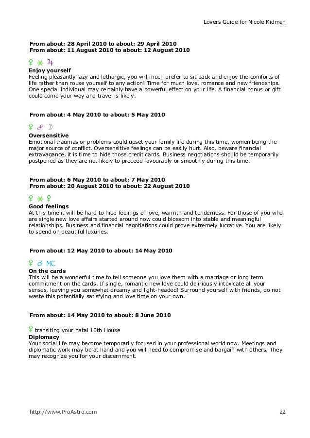 Lovers Guide Sample Lovers Guide Sample