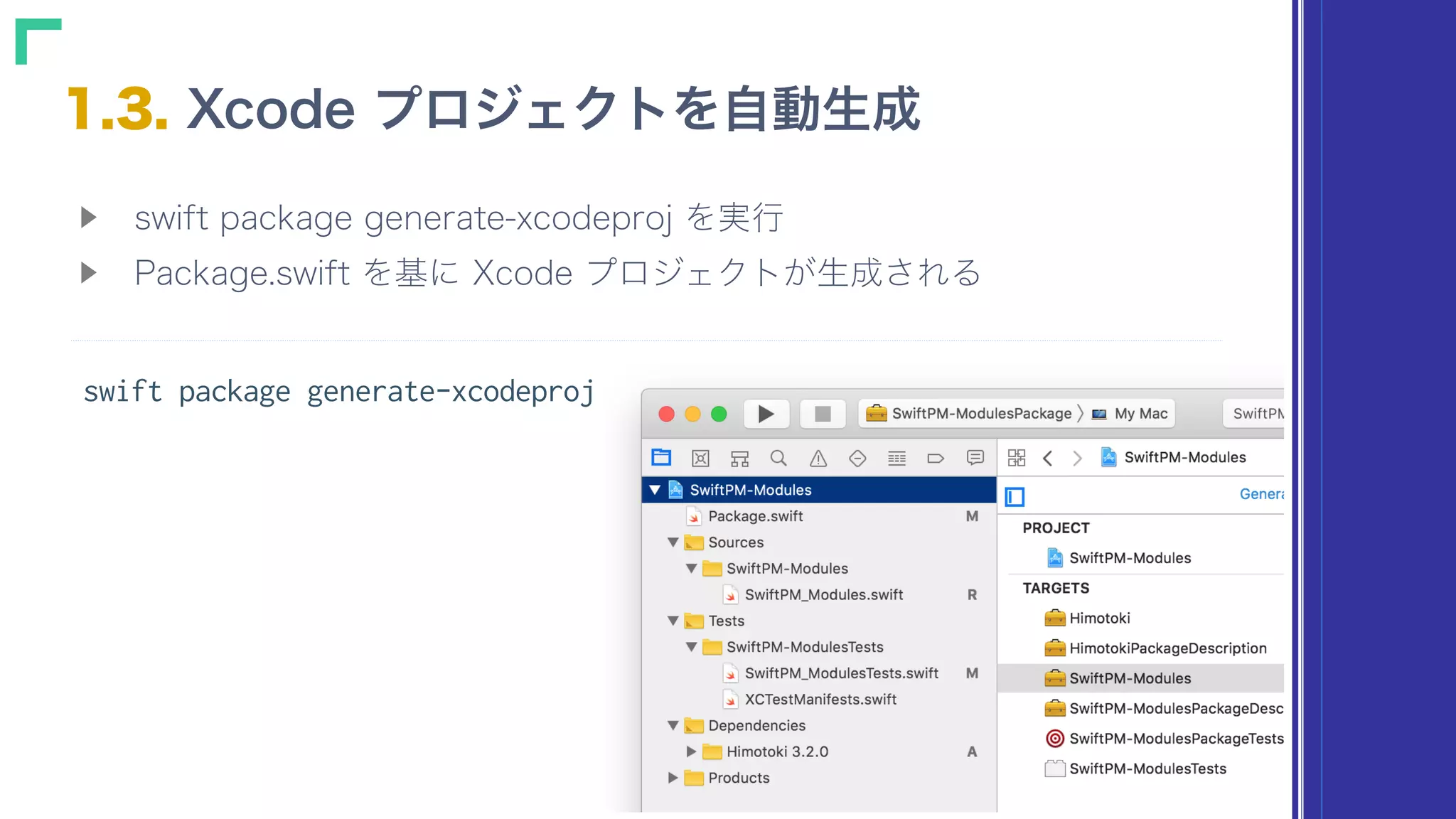 swift package generate-xcodeproj
 