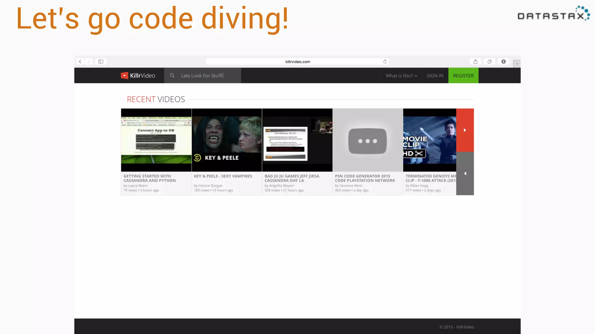 Confidential
Let’s go code diving!
 