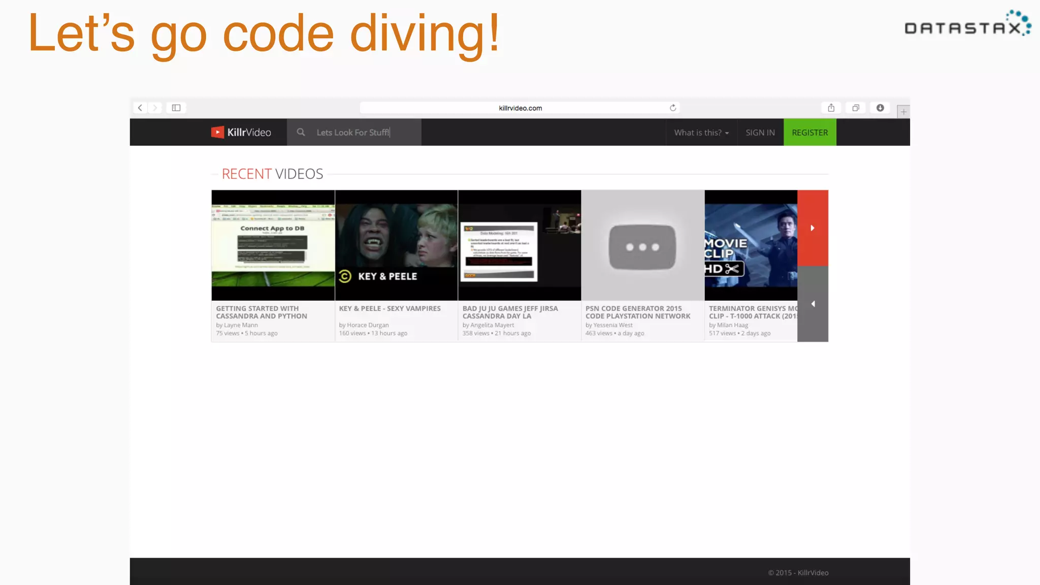Confidential
Let’s go code diving!
 