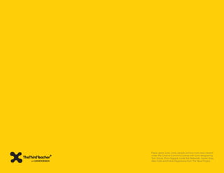 Paper, gears, brain, tools, people and box icons were created
under the Creative Commons License with icons designed by
To...