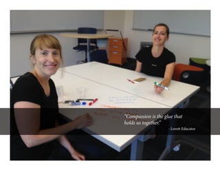 “Compassion is the glue that
holds us together.”

- Lovett Educator

 