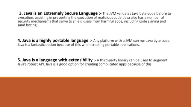 What is JAVA ? What is Java Programming used for ? | PPTX | Programming ...