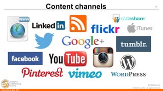 #CMWorld 
20 
©2014 Razorfish. All rights reserved. 
Content channels 
www icon by Saki, GPL  