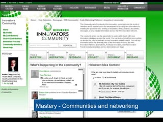 Mastery - Communities and networking
 