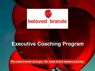 Executive Coaching Program for Marketing Leaders