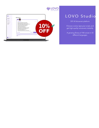 Save 10% Off lovo (all products)