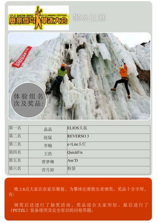 ELIOS
        REVERSO 3
        e+Lite
        QuickFix
        Am’D




   6



PETZL
            [12]
 