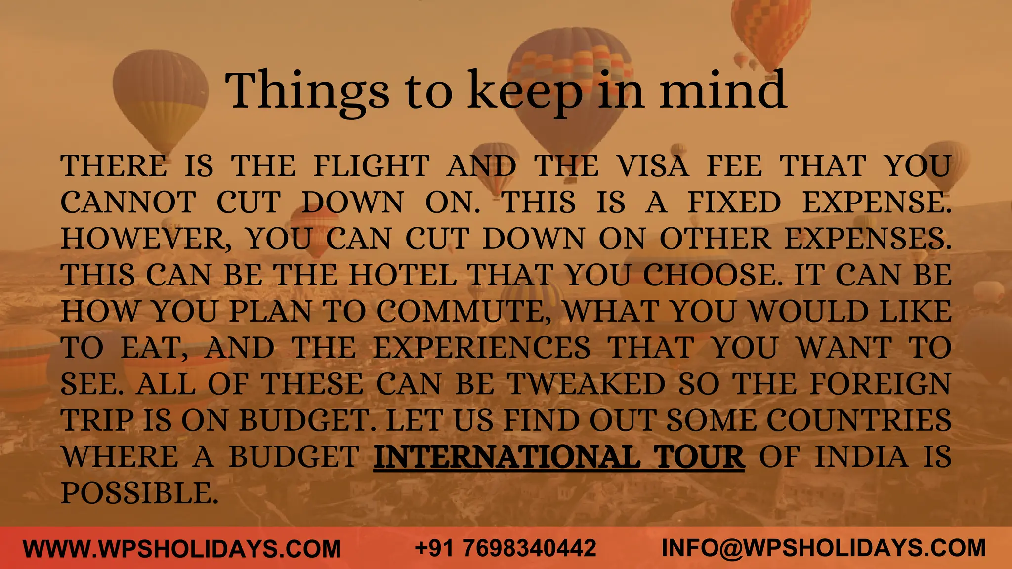 low-budget-foreign-trip-from-india-wps-holidays-ppt