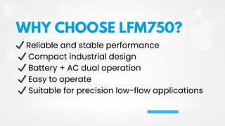 Low Flow Meter LFM750 | 0–750 SCCM Gas Flow Measurement | Serrax ...