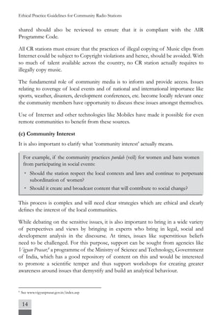 Ethical Practice Guidelines for Community Radio Stations | PDF