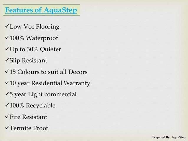 Low Voc Laminate Wood Flooring Services By Aquastep