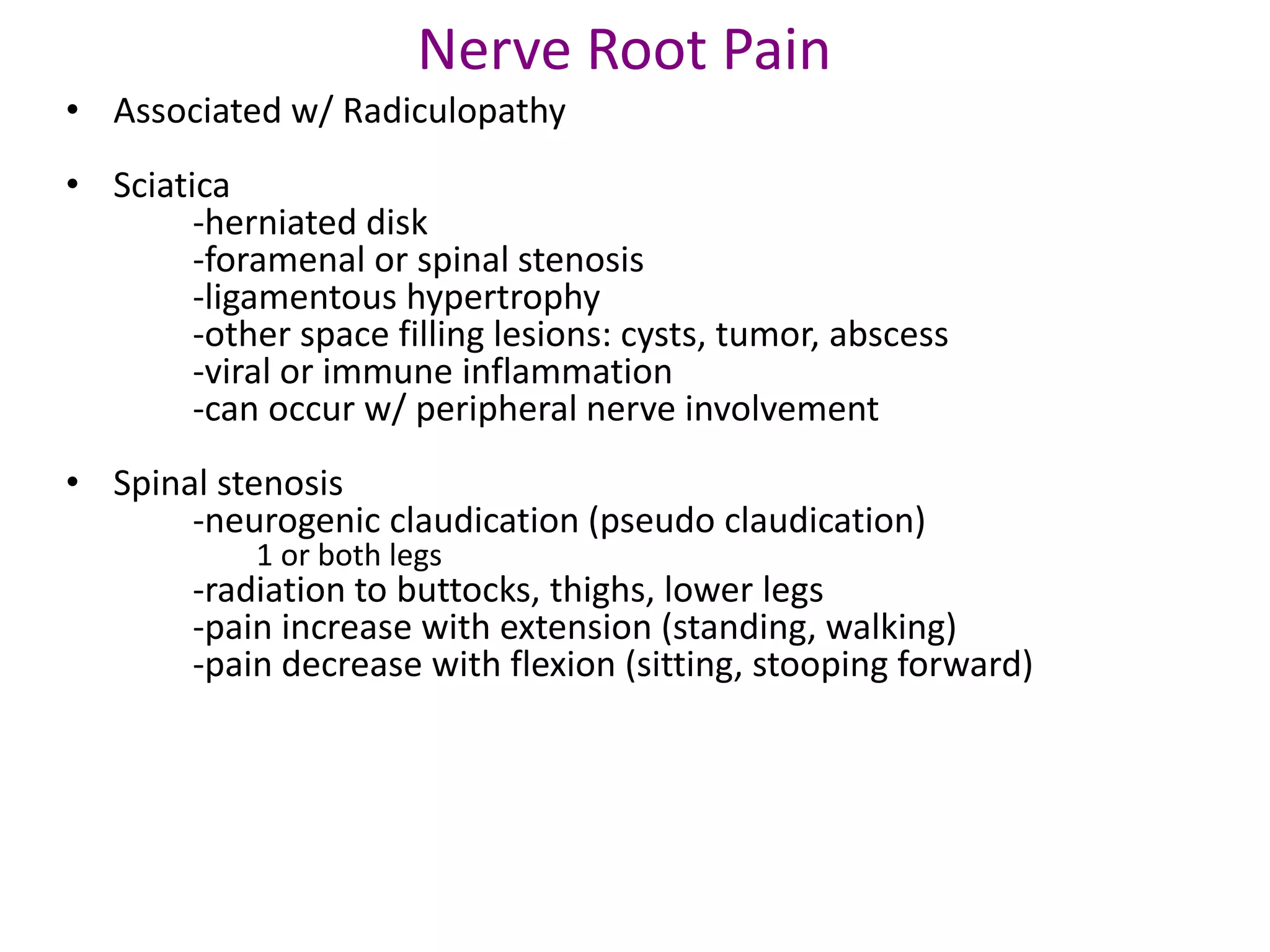 Low back pain | PPTX
