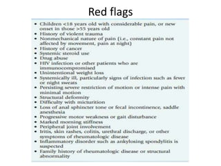 Red flags
 