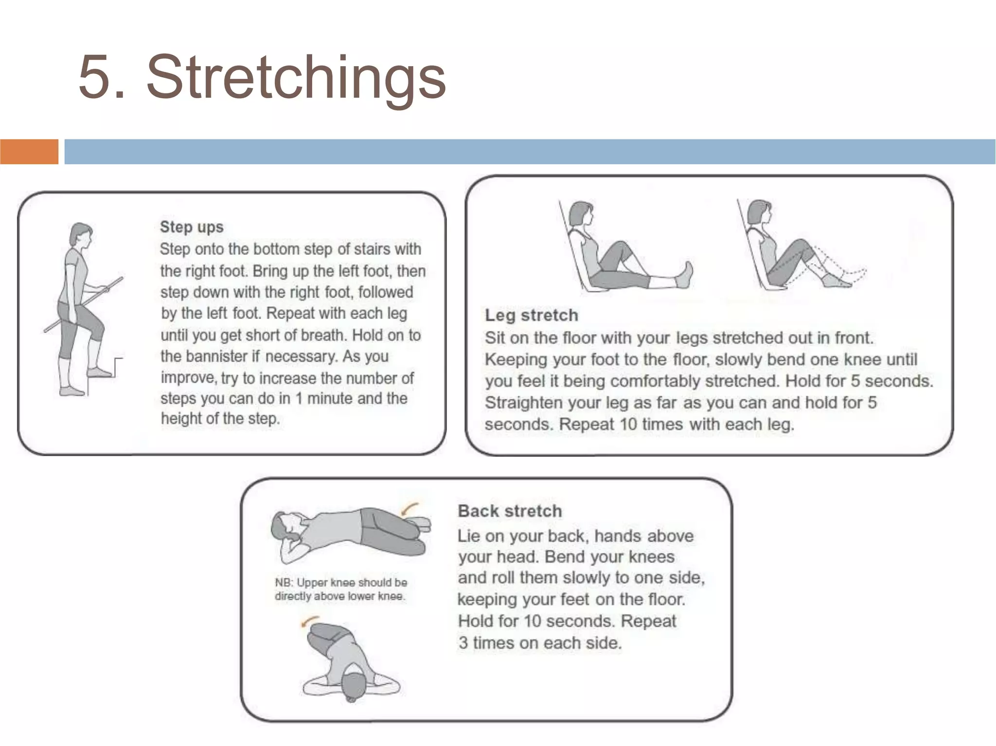 5. Stretchings
 