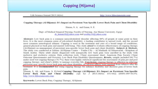 Cupping (Hijama)
78
 