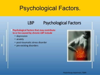 Psychological Factors.
 