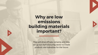 Low Carbon Building Materials Program | PDF