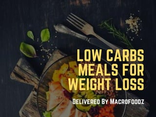 LOW CARBS
MEALS FOR
WEIGHT LOSS
Delivered By Macrofoodz
 