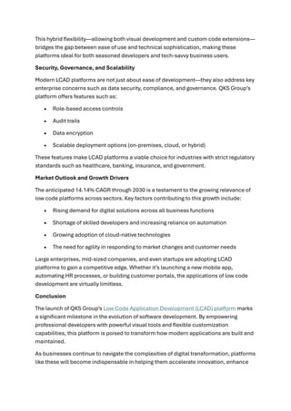 Low Code Application Development platforms market share.pdf