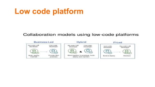 Low code platform
 