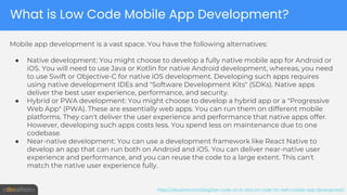 Low code vs. No code: Which is better for web and app development? | PPTX