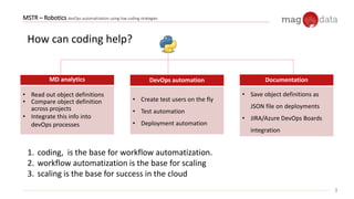 Low coding and MSTR Robotics.pptx