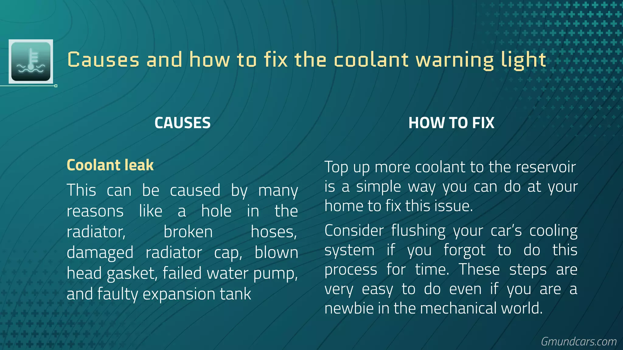 Low Coolant Light PPT