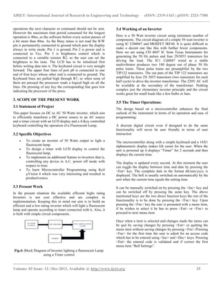 Low cost 50 watts inverter for fluorescent lamp using electronic choke
