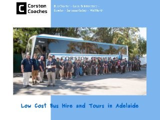 Low Cost Bus Hire and Tours in Adelaide
 