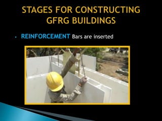  REINFORCEMENT Bars are inserted
 