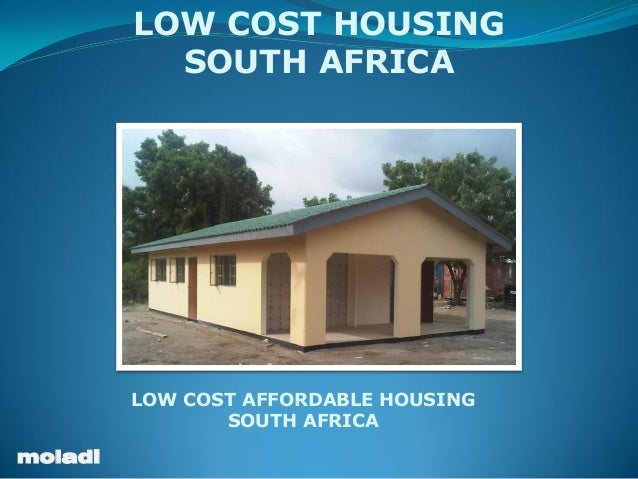 Low cost housing South Africa