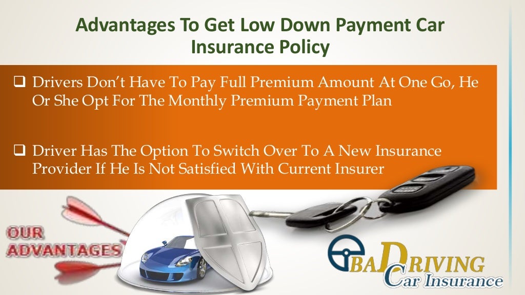 How To Get Cheap Car Insurance With Low Down Payment